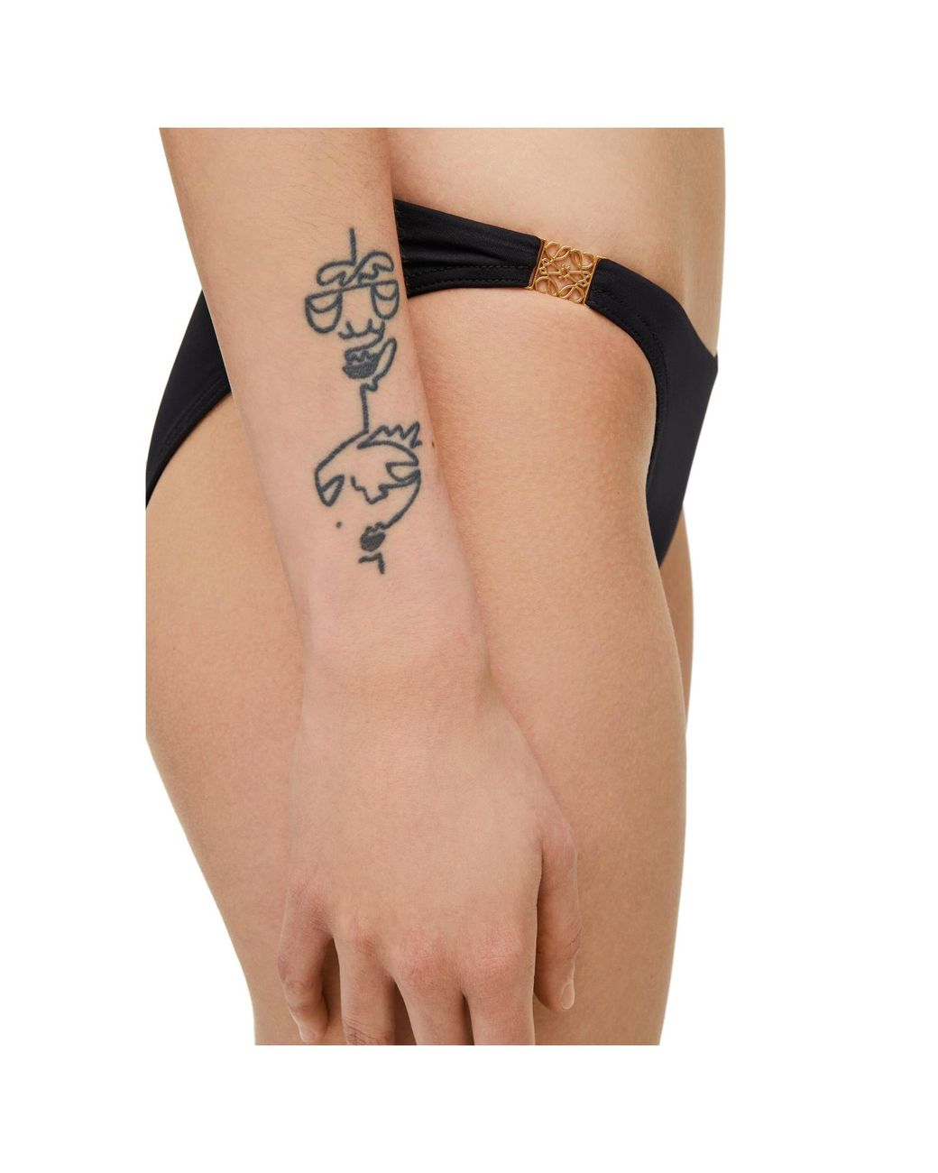 Loewe Black Bikini Bottoms