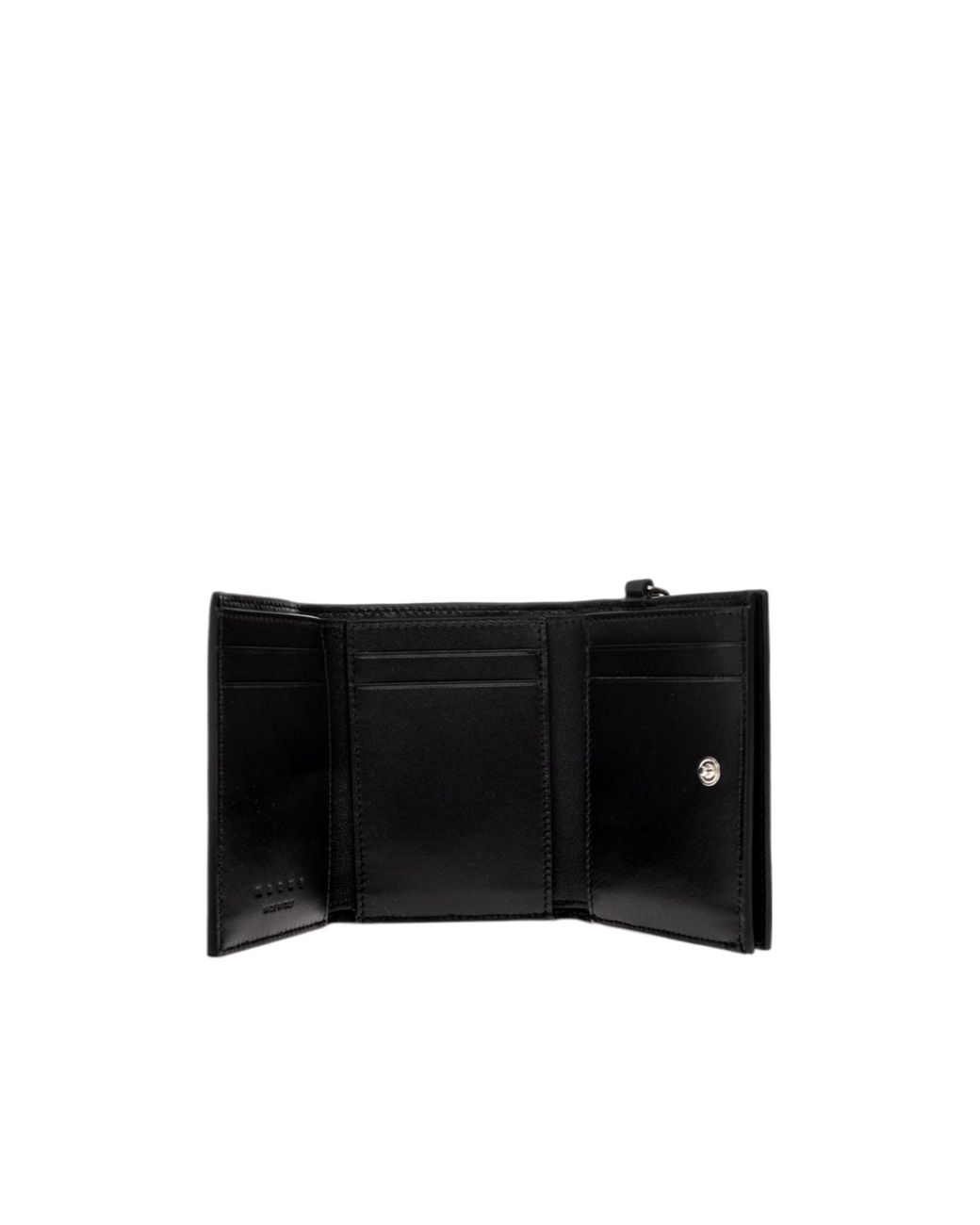 Marni Black Leather Wallet With Logo