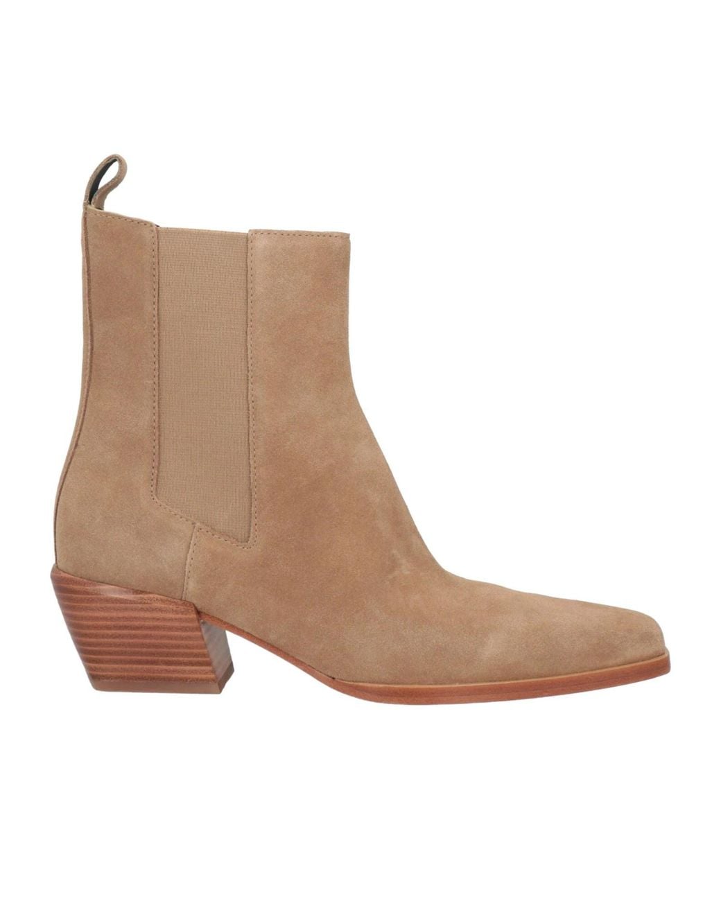 Rag & Bone Brown Pointed-Toe Block Heel Chelsea Boots