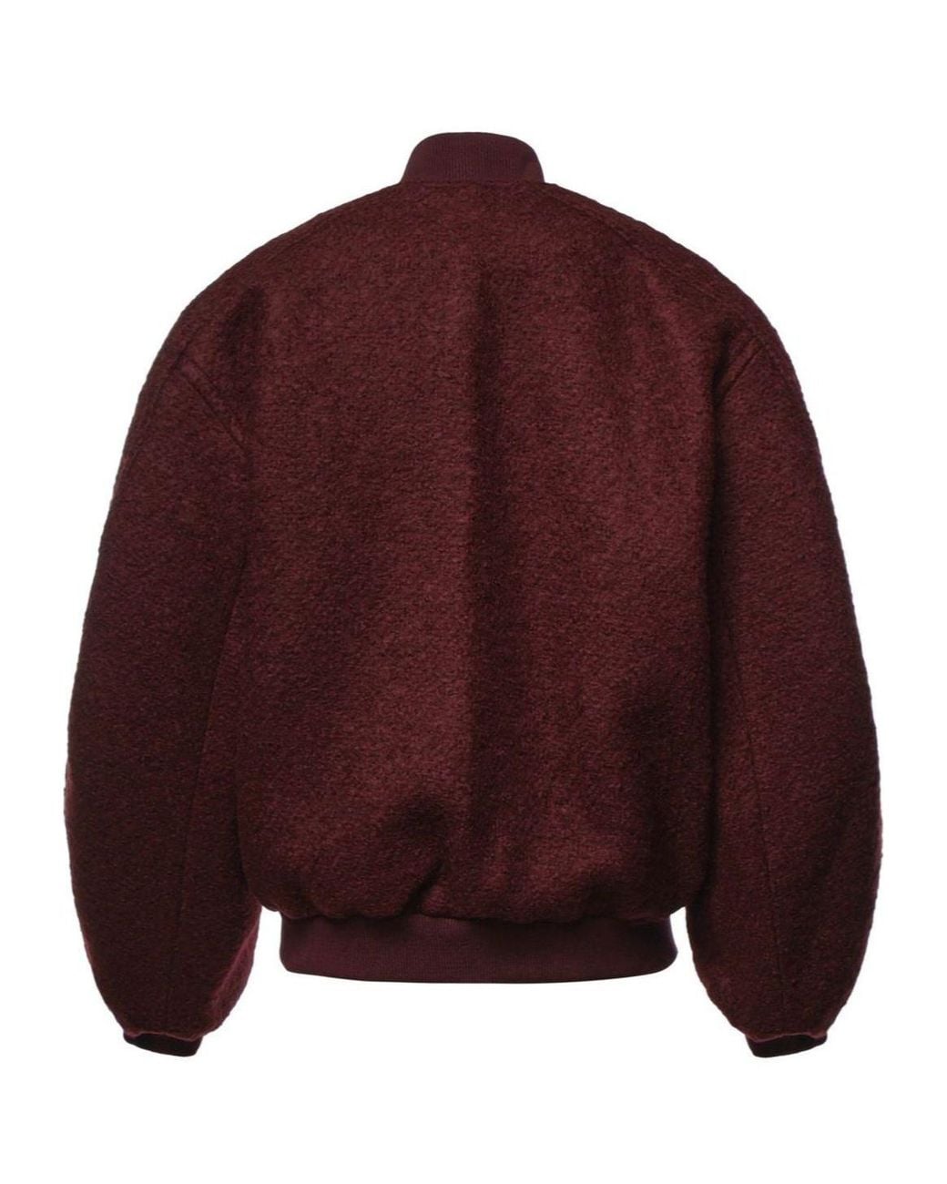 Frankie Shop Purple Oversized Bomber Jacket