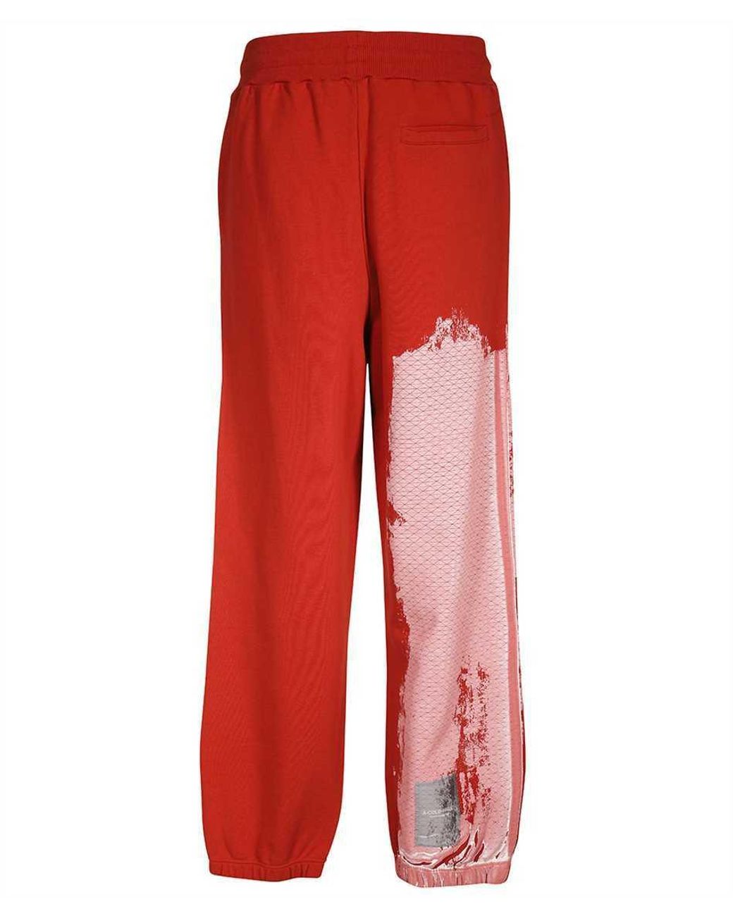 A_COLD_WALL* Red A-Cold-Wall* Faded Abstract-Print Track Pants for men