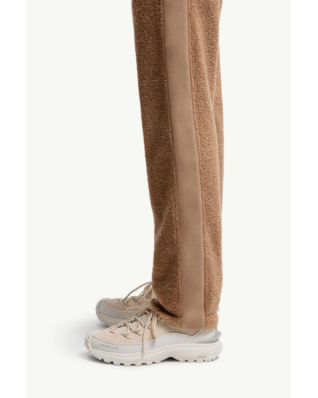 Moncler Natural Teddy Track Pants