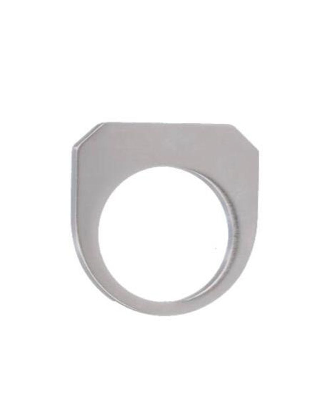 Rick Owens White Hollywood Ring for men