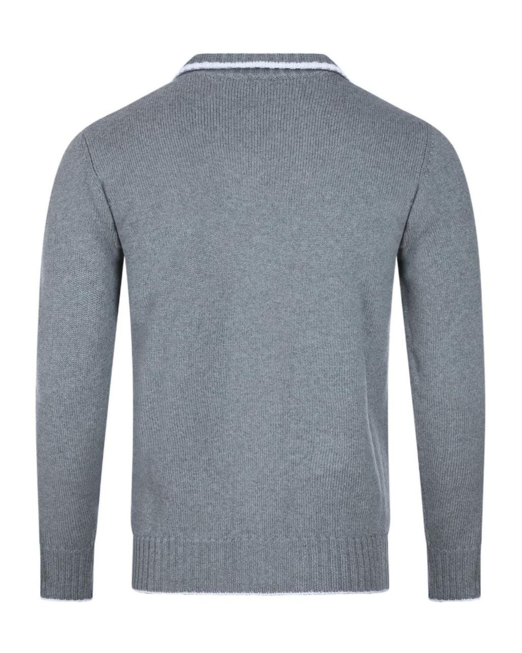 Eleventy Blue Shawl Collar Cardigan for men