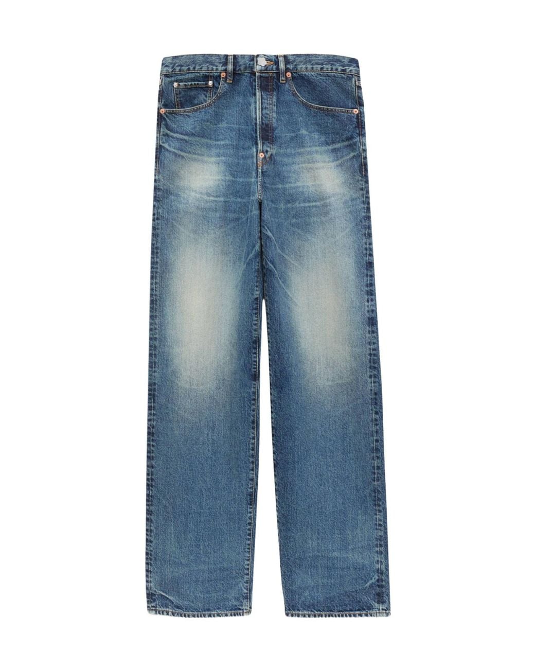 KENZO Blue Straight Fit Jeans for men