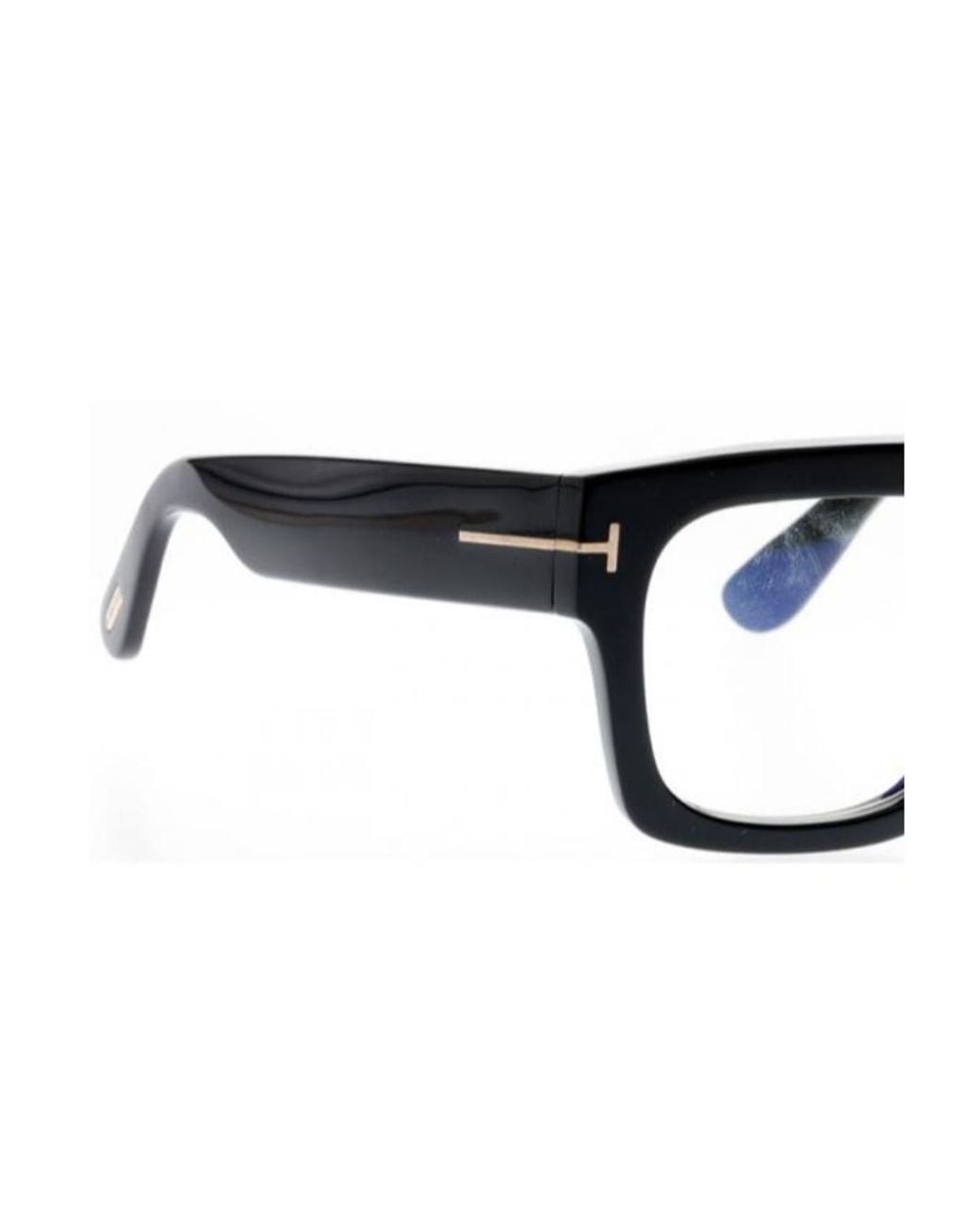 Tom Ford White Eyewear Rectangular Frame Glasses for men