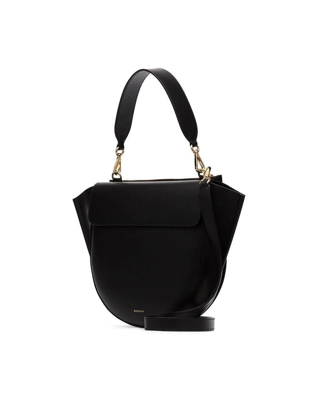 Wandler Black Hortensia Bag Medium Shoulder Bag