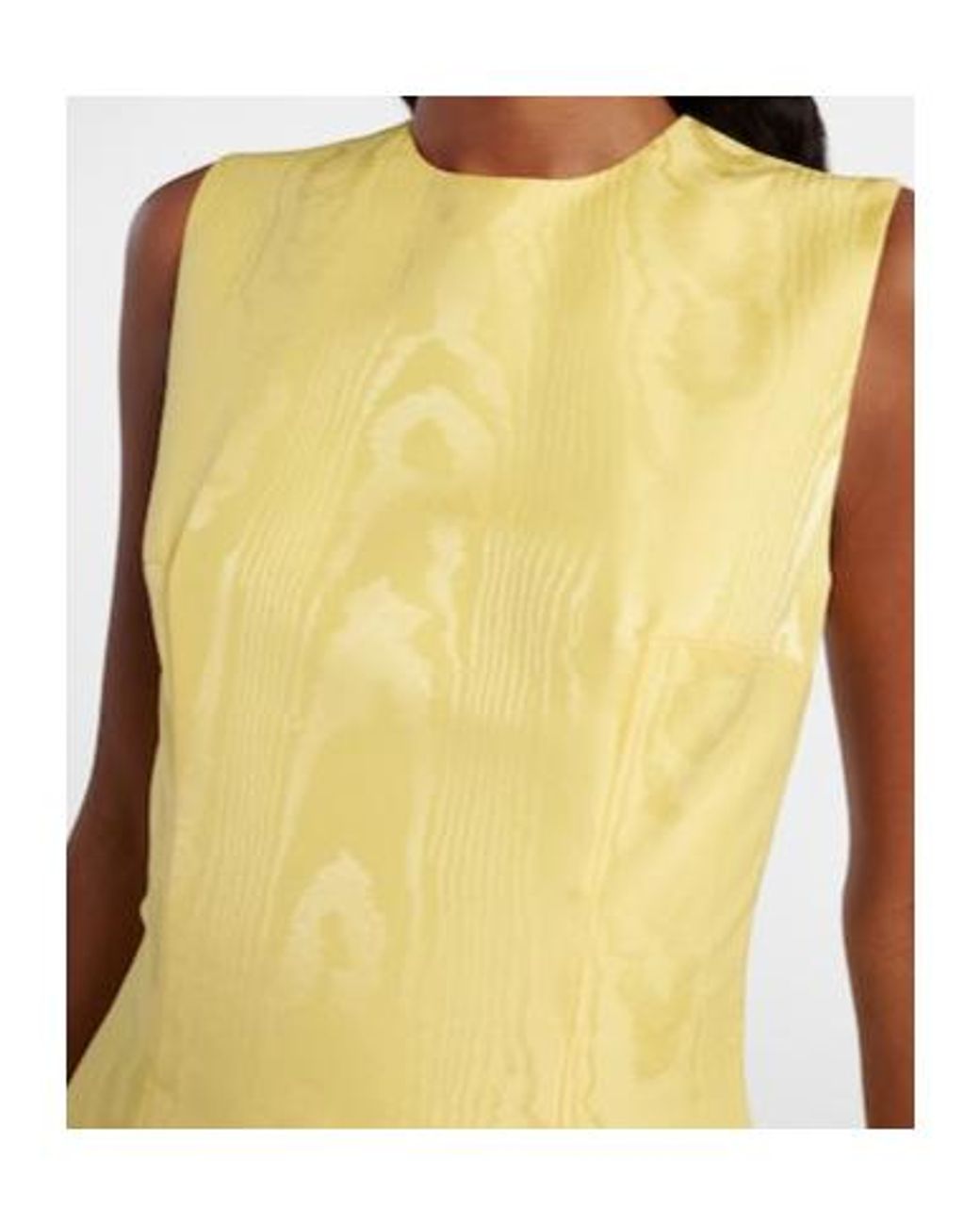 Emilia Wickstead Yellow Mara Wavy Micardo Midi Dress