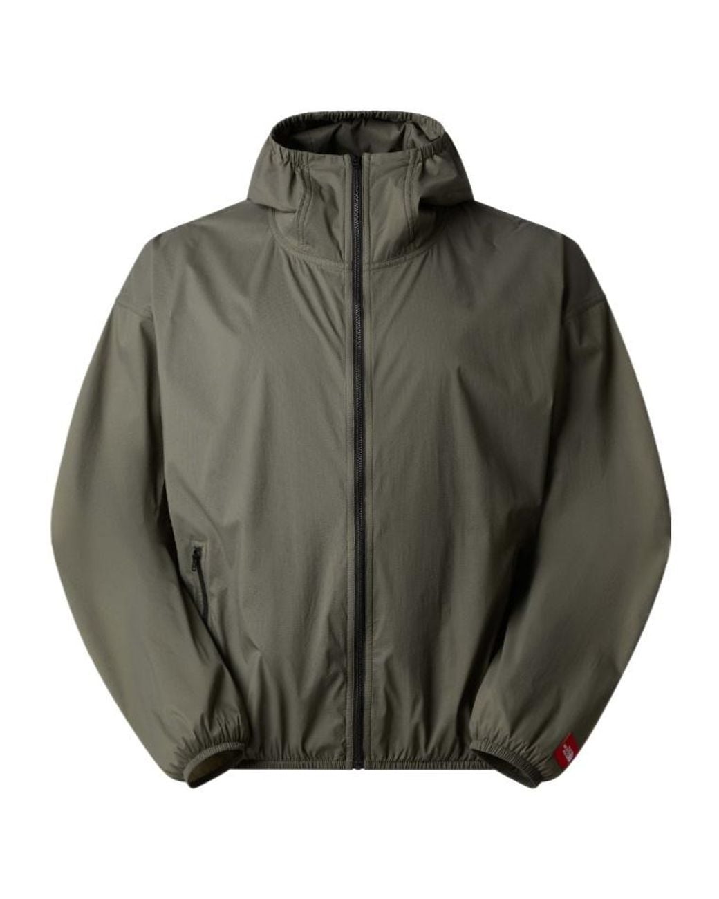 The North Face Green Tnf Box Packable Hooded Wind Jacket for men