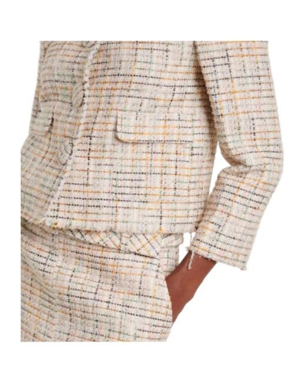 ShuShu/Tong Natural Short Plaid Jacket