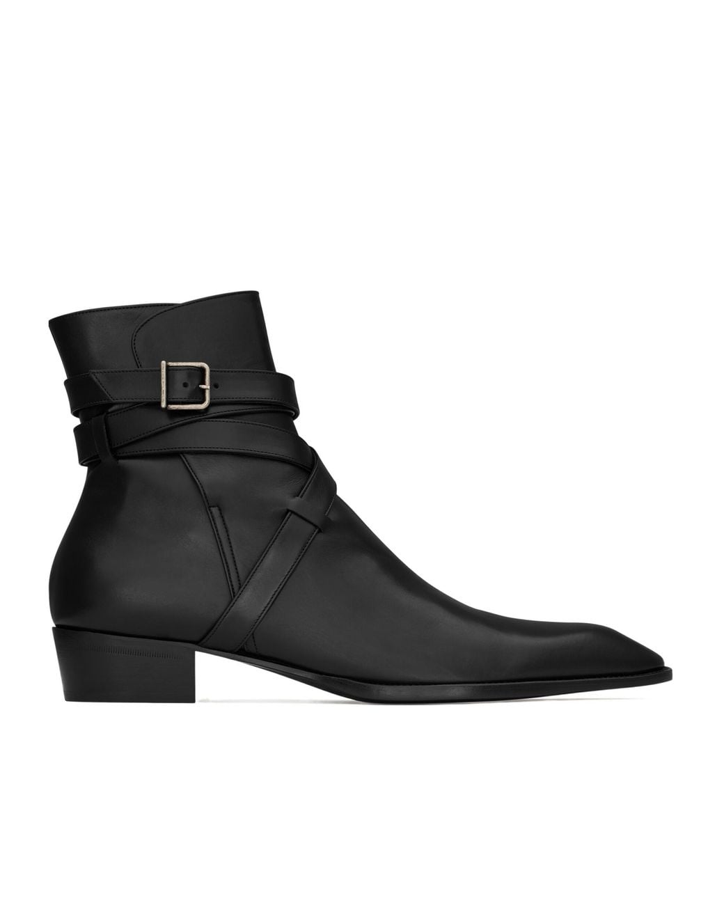 Saint Laurent Black Aurelien Jodhpur Boots for men