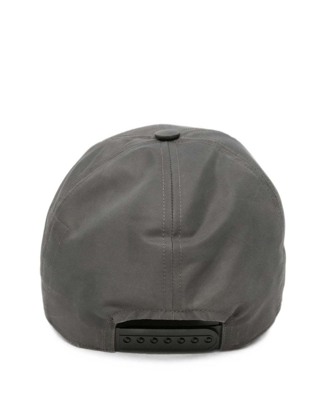 Rick Owens Gray Curved Visor Baseball Hat for men