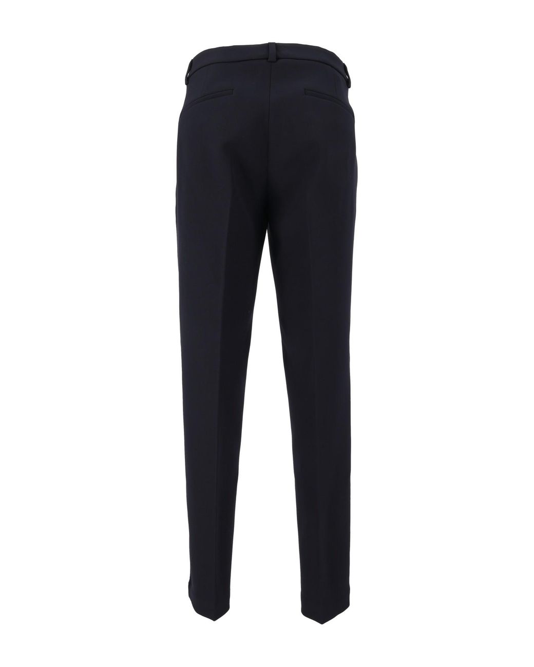 Peserico Blue Pressed-Crease Straight Leg Trousers
