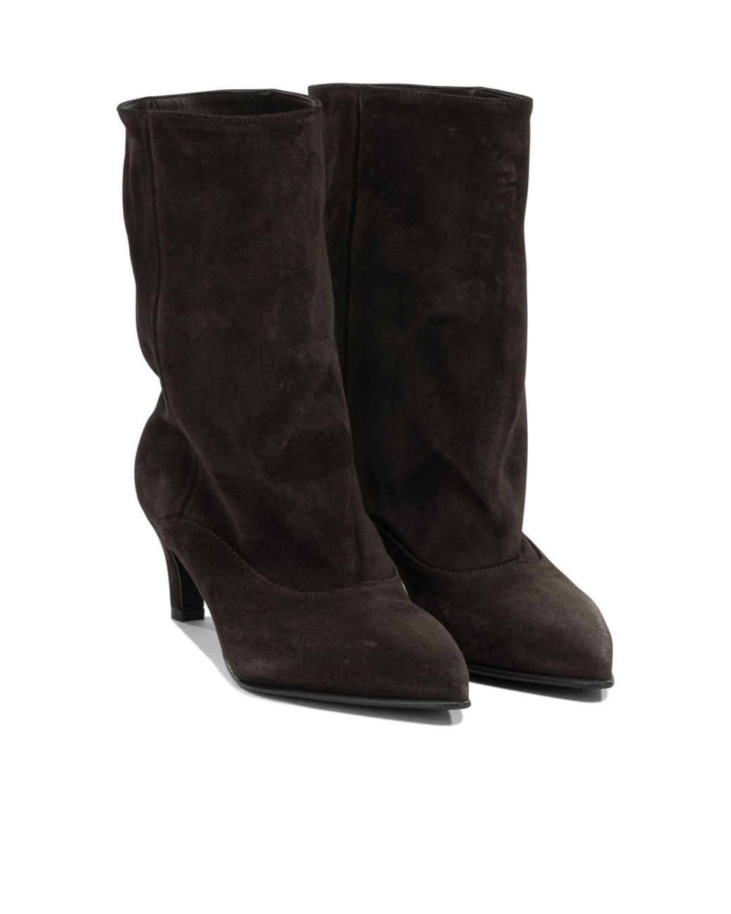 Strategia Black High-Heeled Ankle Boots
