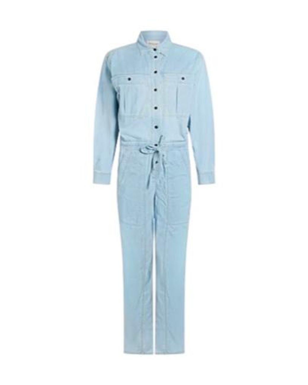 Isabel Marant Blue Casual Denim Long-Sleeve Top