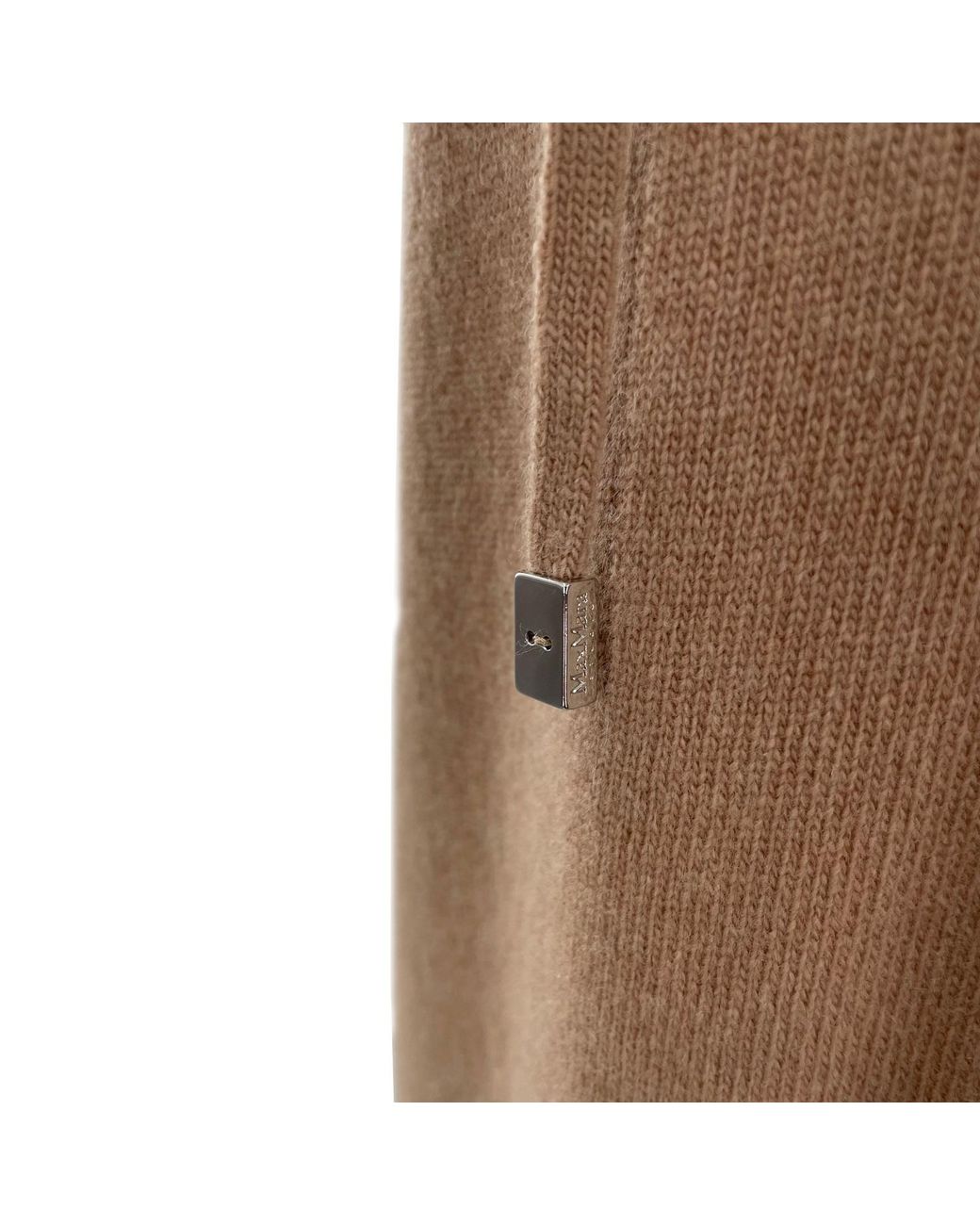 Max Mara Brown Hooded Knitted Pullover
