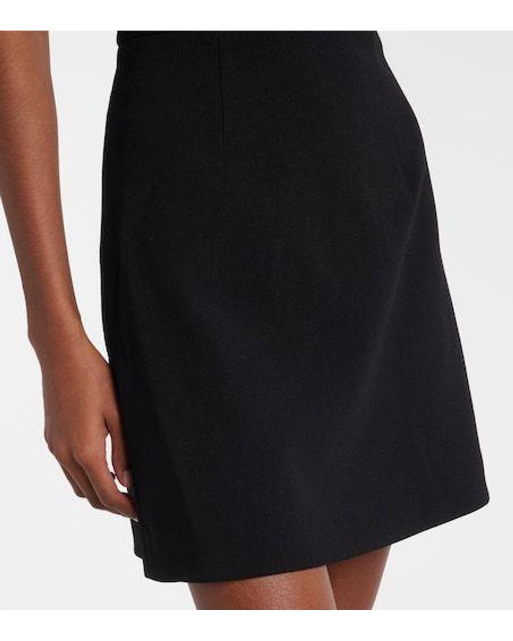 Rebecca Vallance Black Embellished Strapless Minidress