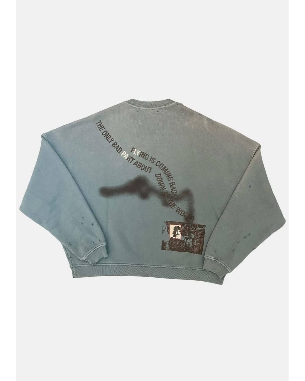 Paly Hollywood Gray Crew Neck Sweatshirt for men