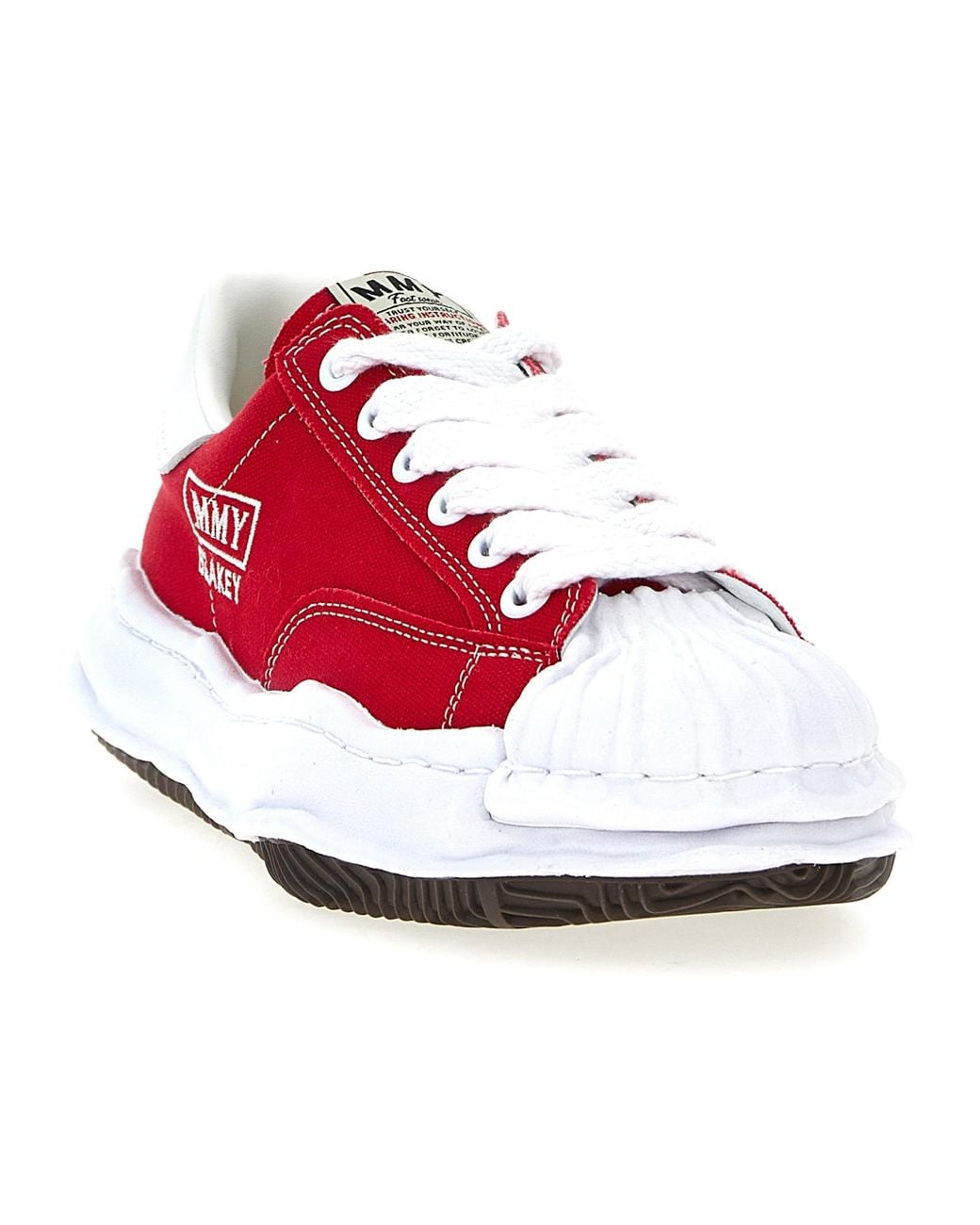 Maison Mihara Yasuhiro Red Blakey Lace-Up Sneakers for men