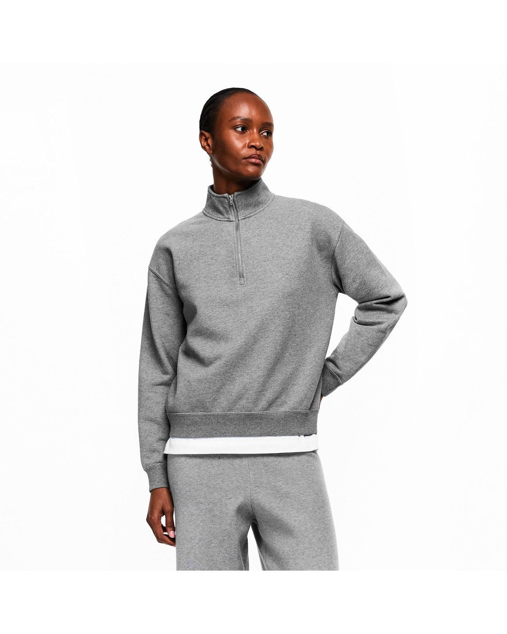 Canada Goose Gray 1/4 Zip Fleece