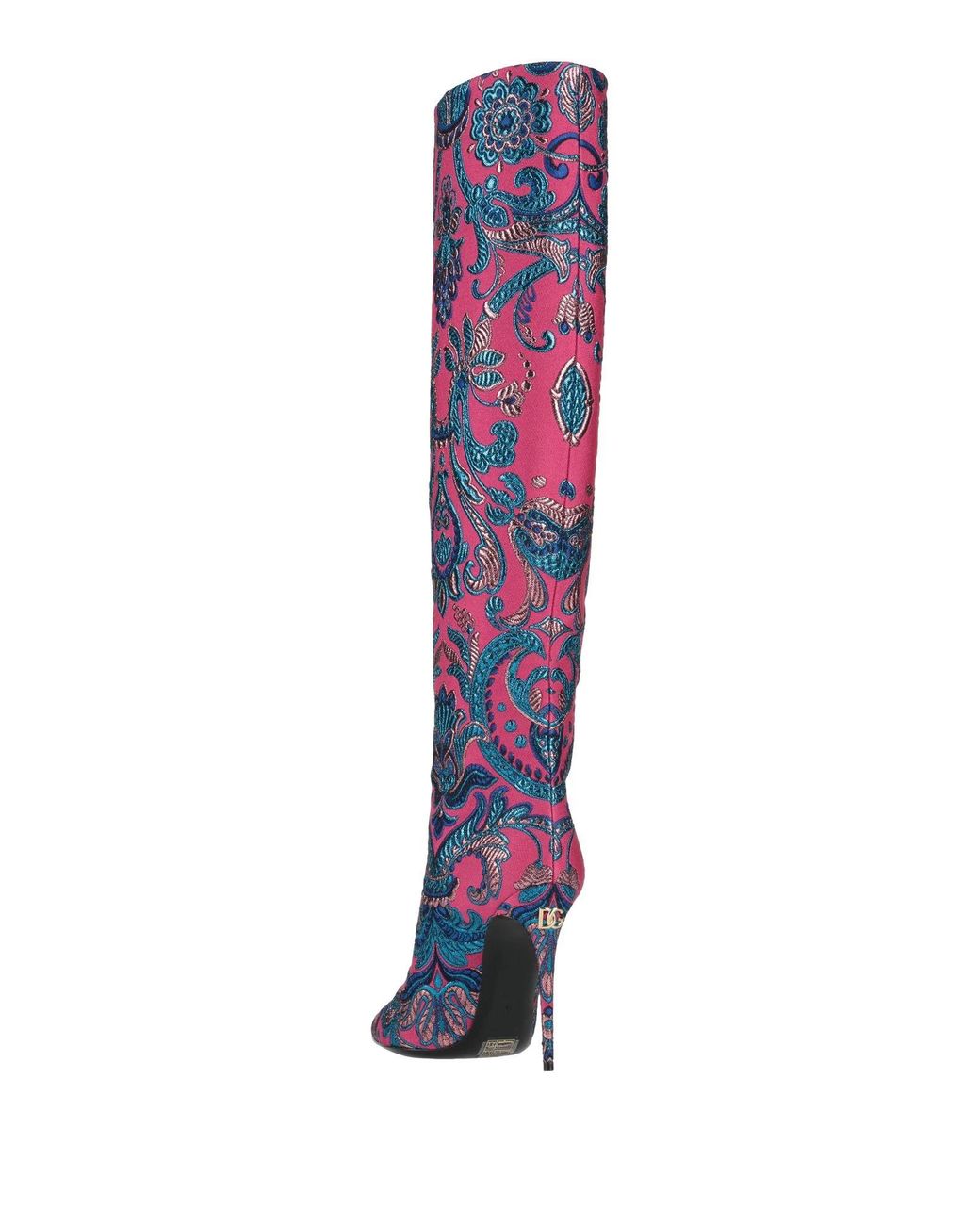 Dolce & Gabbana Blue Pointed Toe Boots