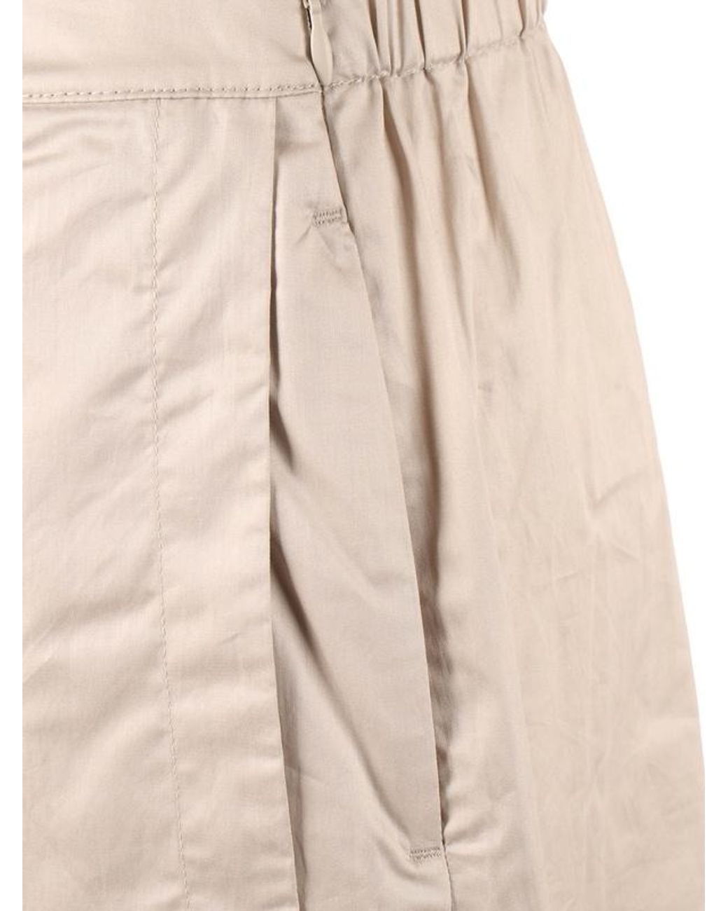 K-Way White Cotton Shorts