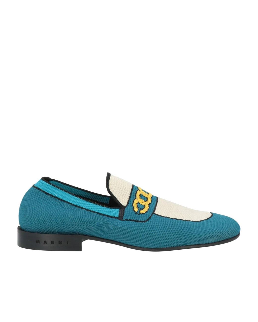 Marni Blue Woven Loafers