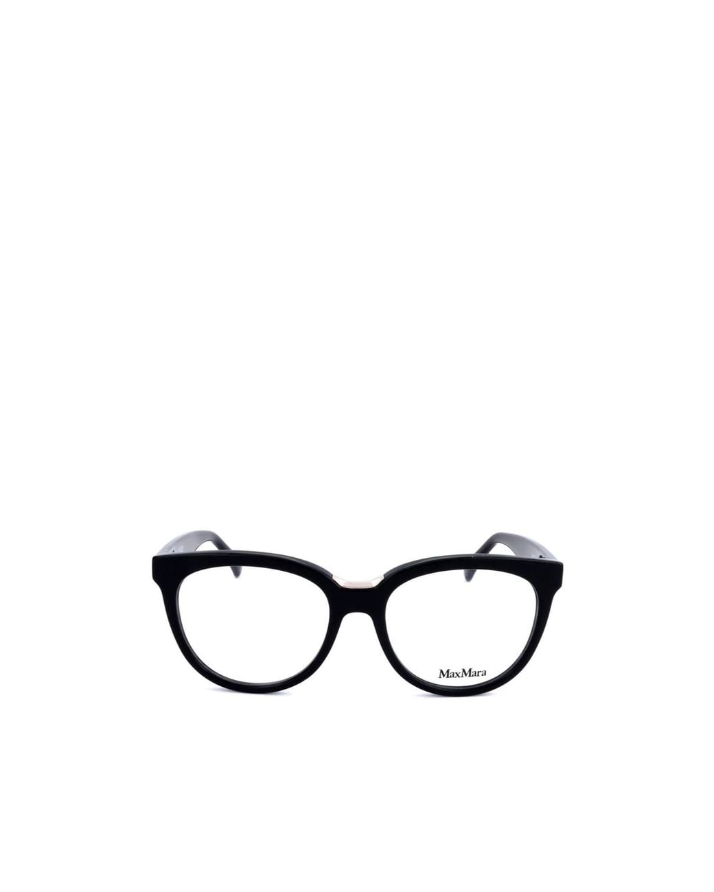 Max Mara White Round Frame Glasses
