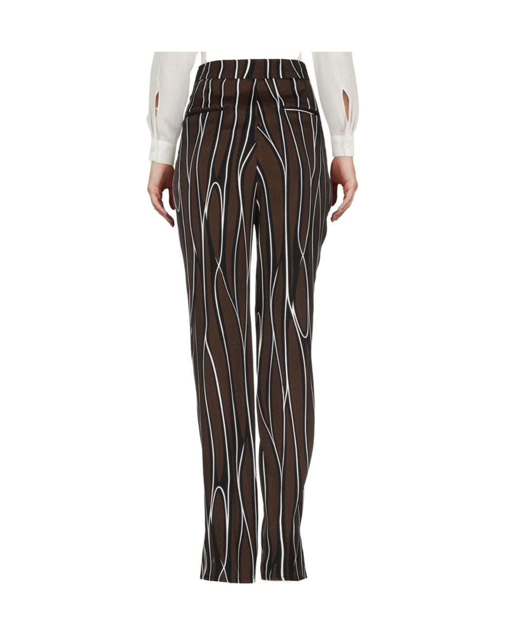 Marni Black Striped Casual Pants