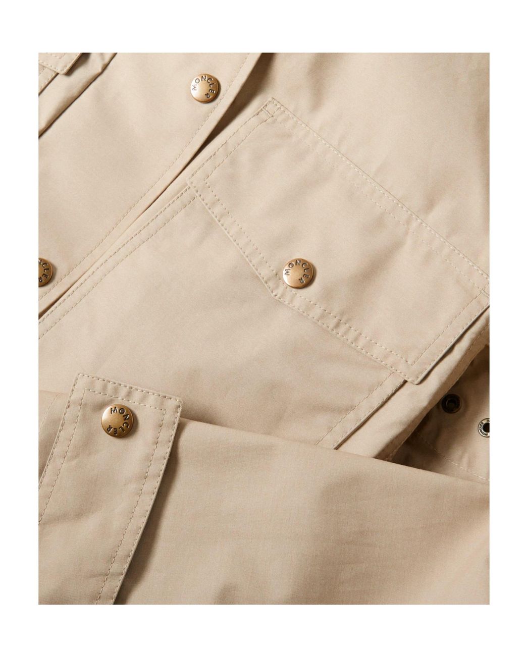 Moncler Natural Windproof Hooded Jacket