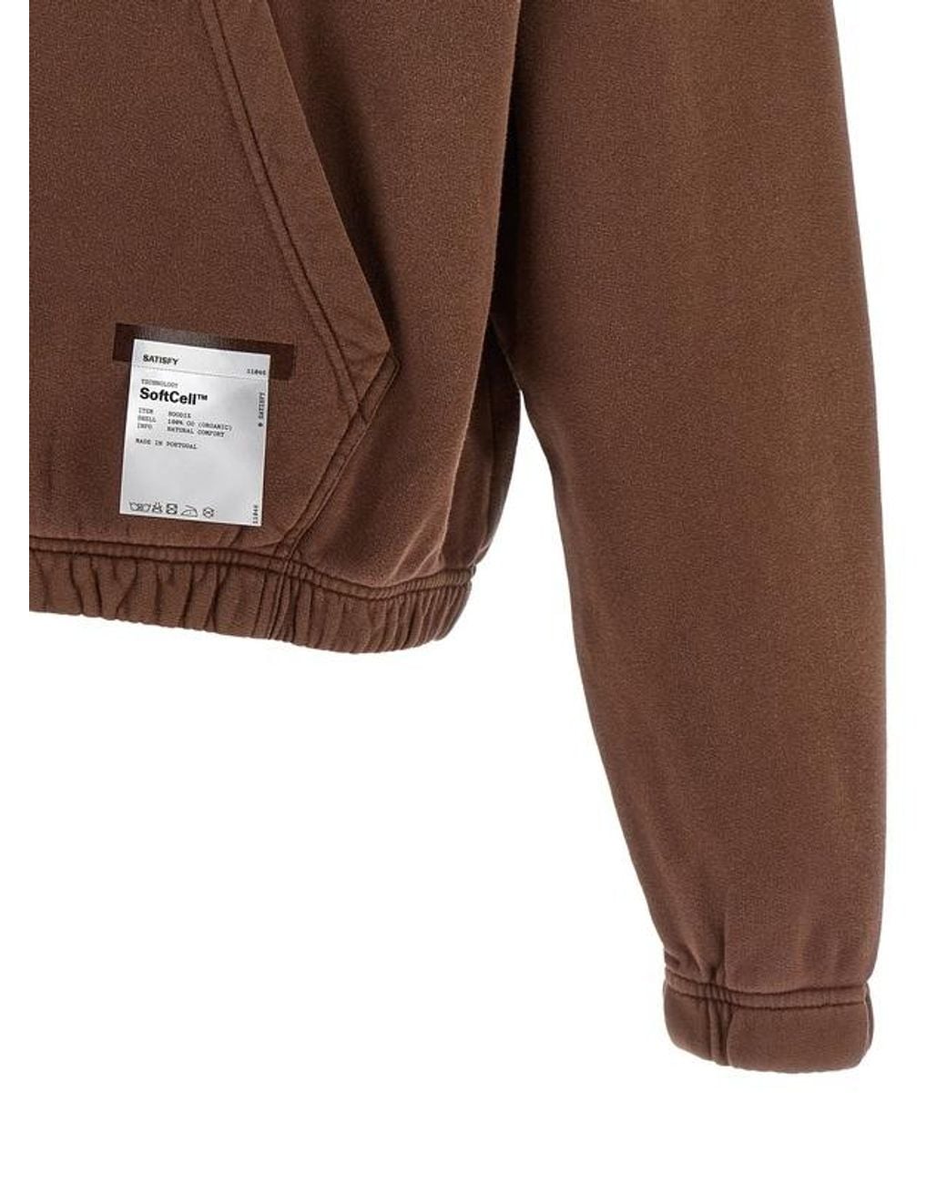 Satisfy Brown Long-Sleeved Sweatshirt for men