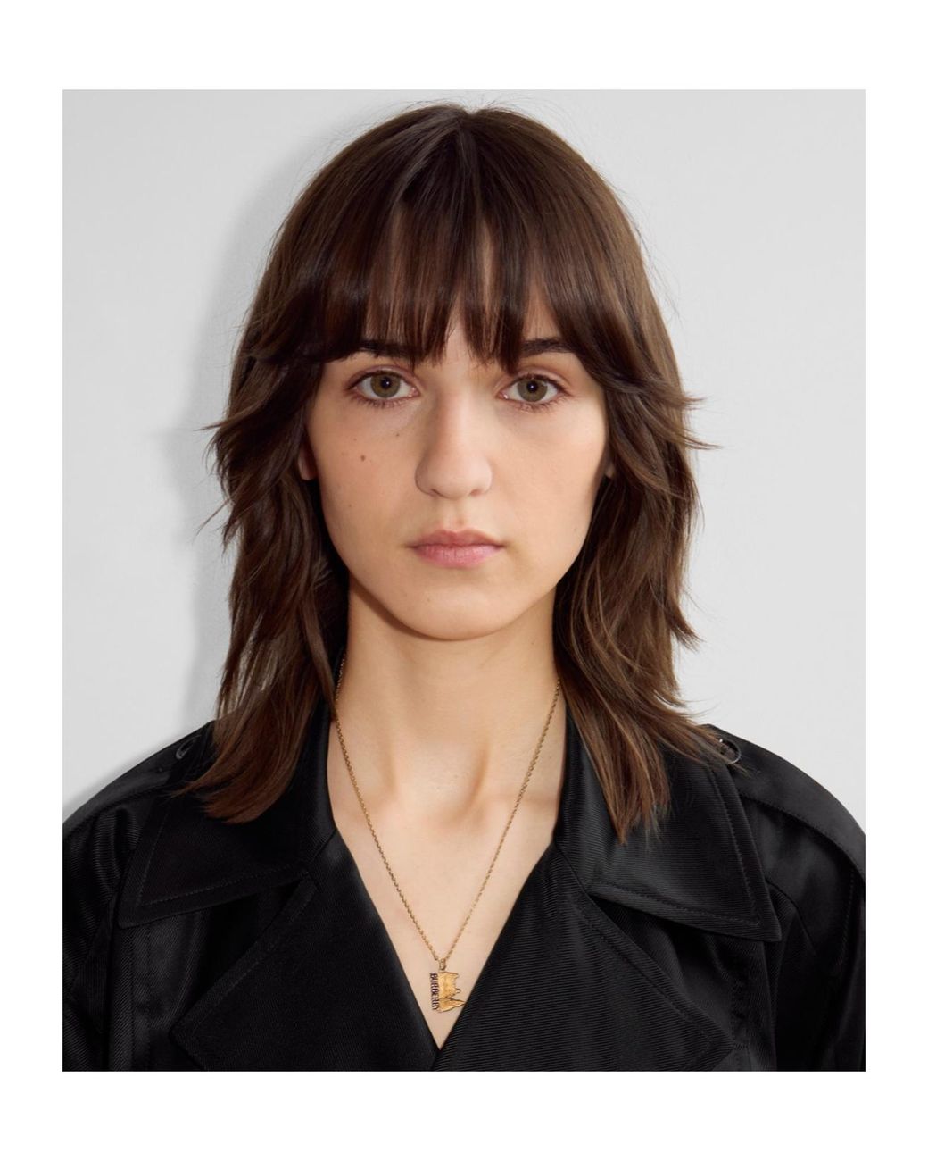 Burberry Metallic London Skyline Charm Necklace