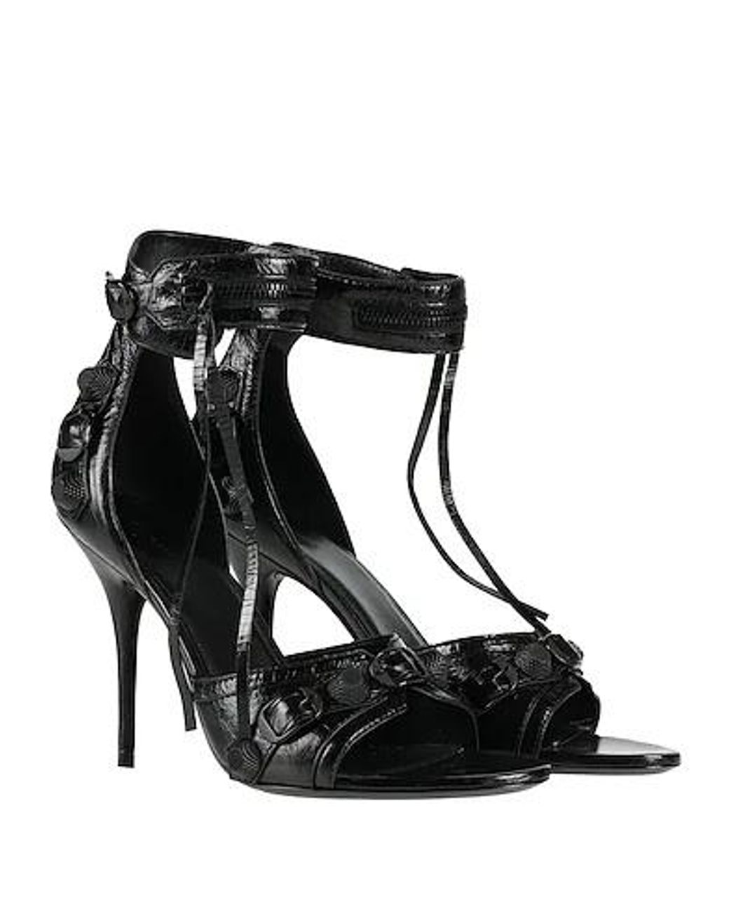 Balenciaga Black Open-Toe Sandals