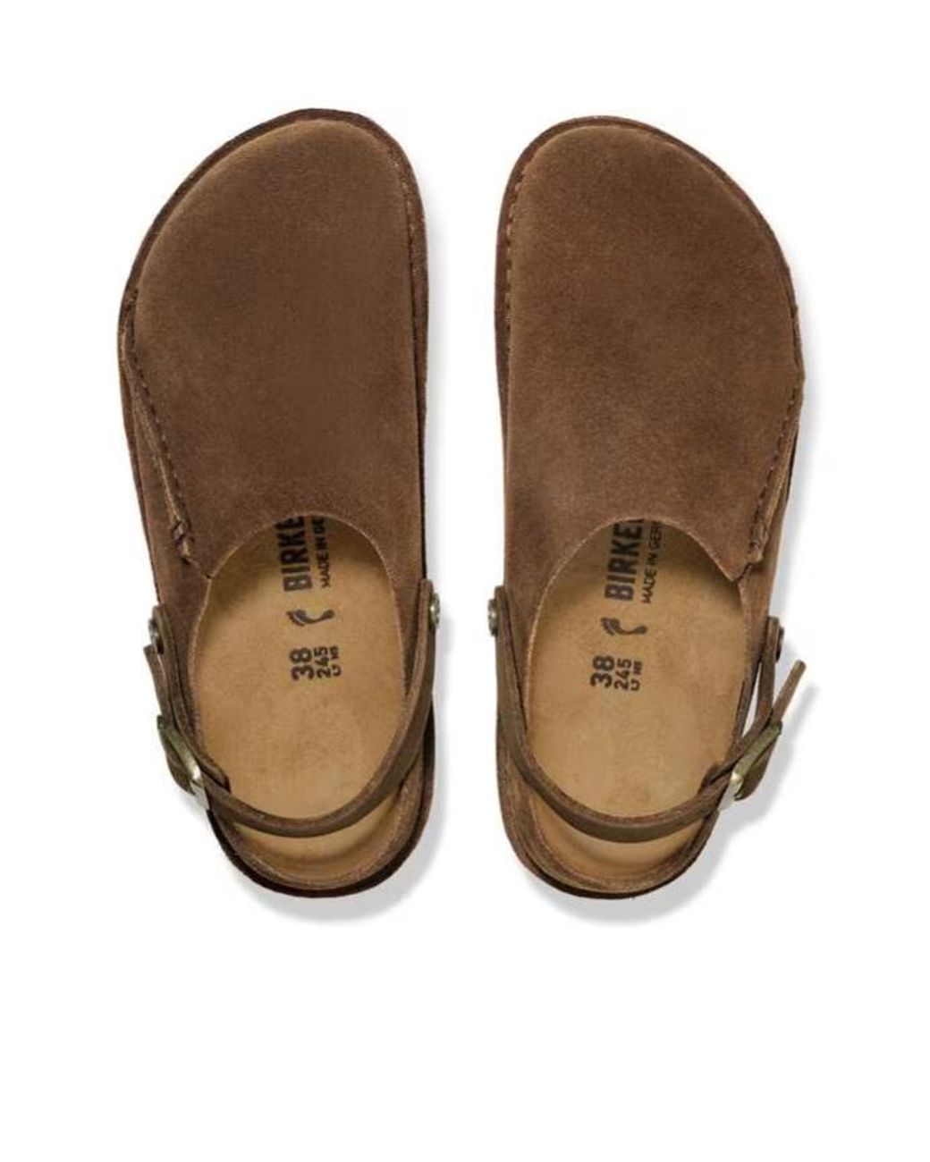 Birkenstock Brown Buckle Strap Mule