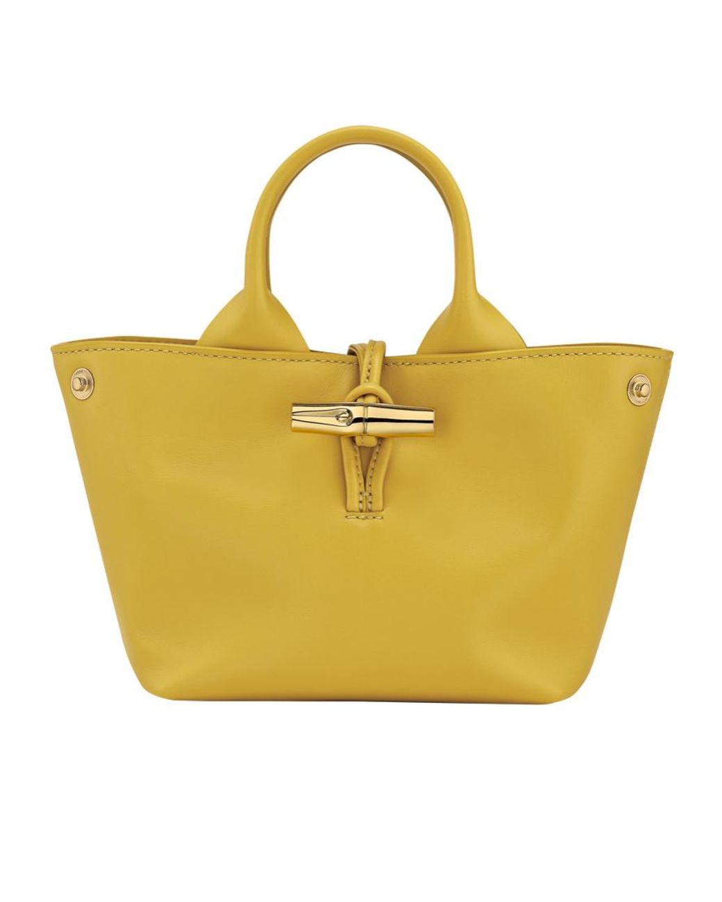 Longchamp Yellow Extra Small Le Roseau Tote Bag