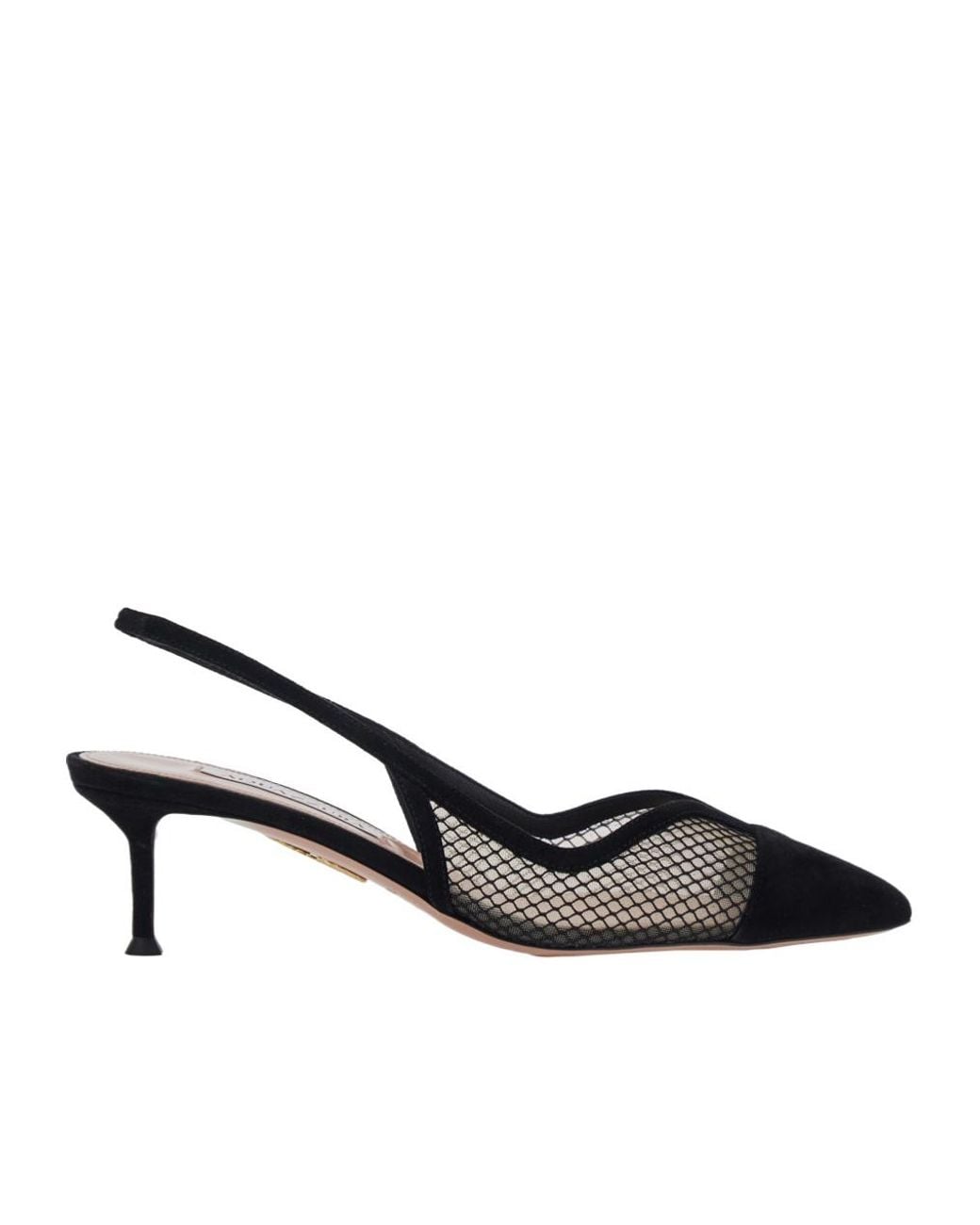 Aquazzura Multicolor Gia Mesh Sling Pumps