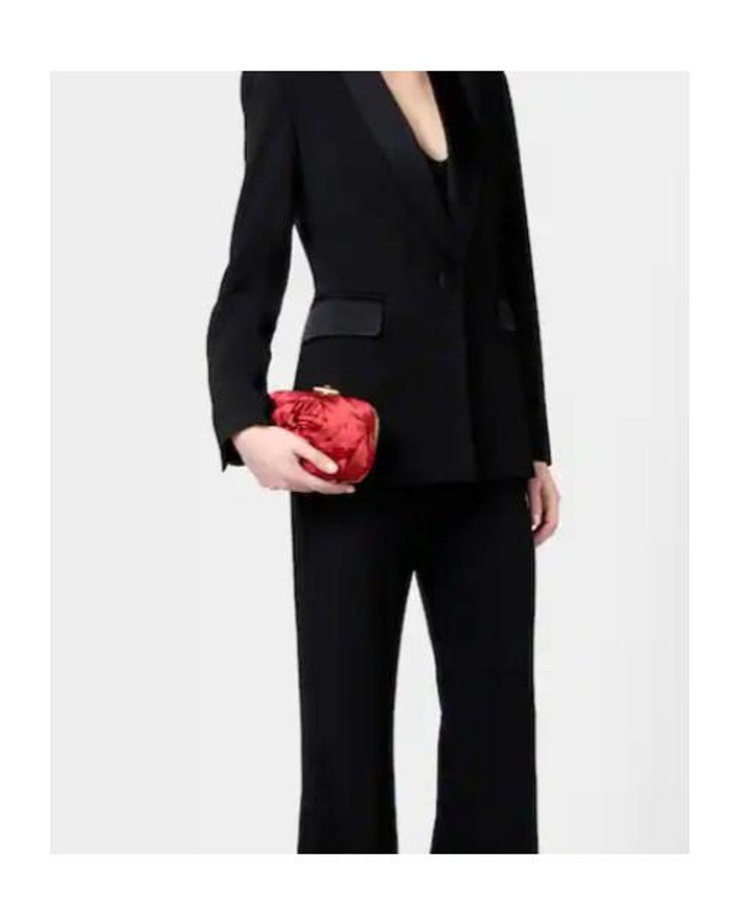 Roger Vivier Red Rose Vivier Clutch