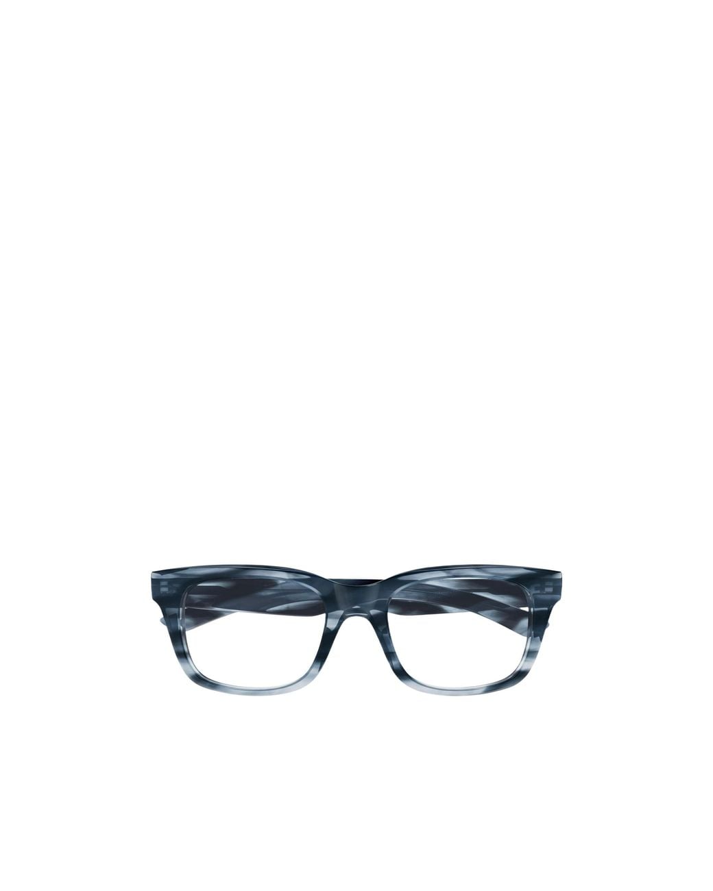 Balenciaga Blue Eyewear Rectangle Frame Glasses for men