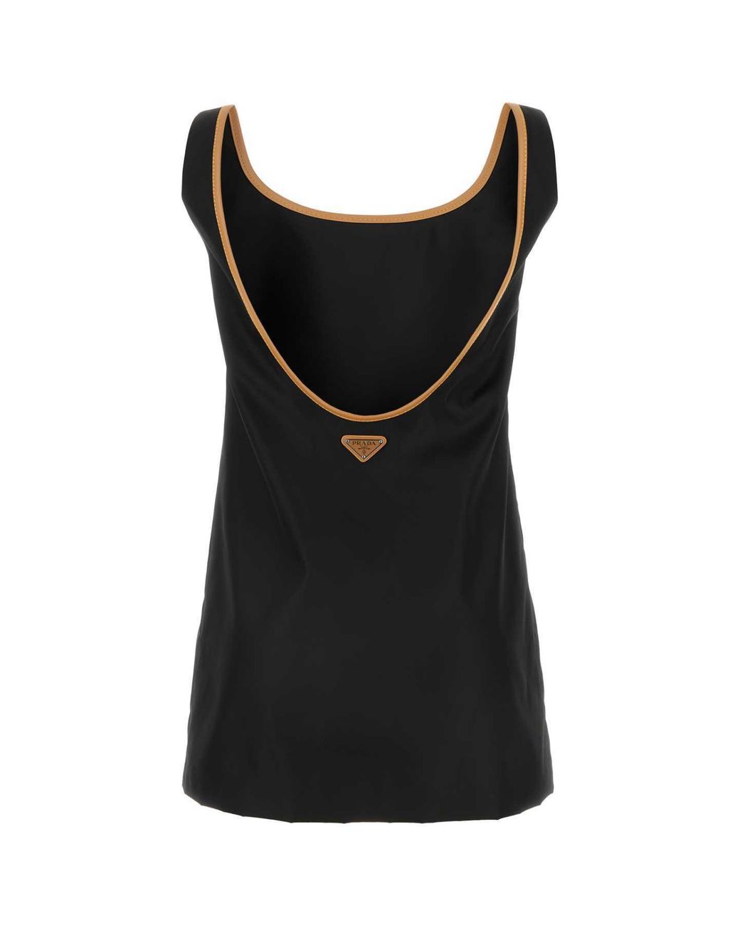 Prada Black Round-Neck Sleeveless Dress