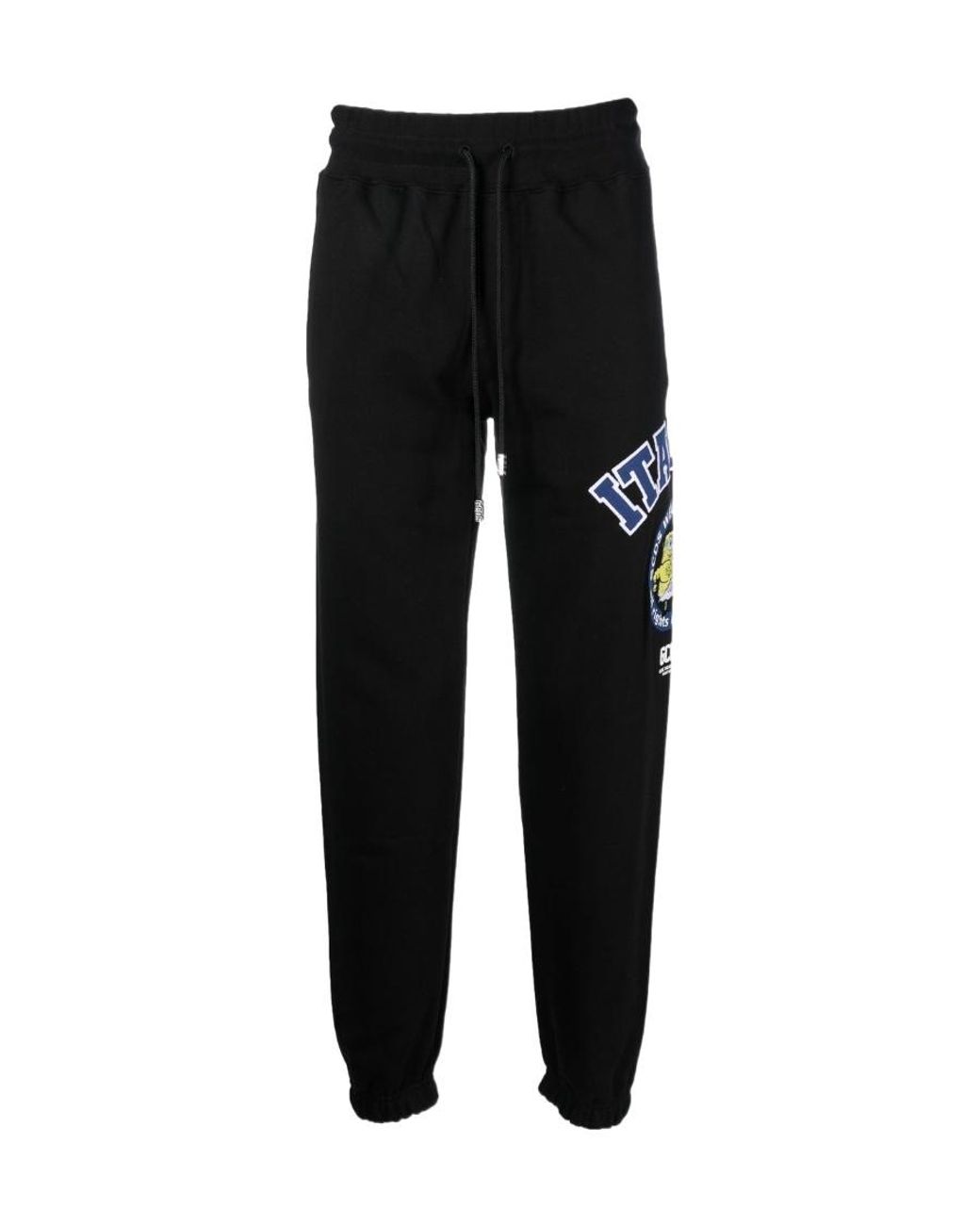 Gcds Black Logo Sweatpants for men