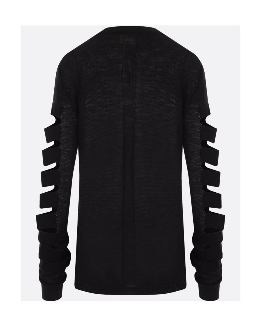 Rick Owens Black Spartan Biker Knitted Jumper