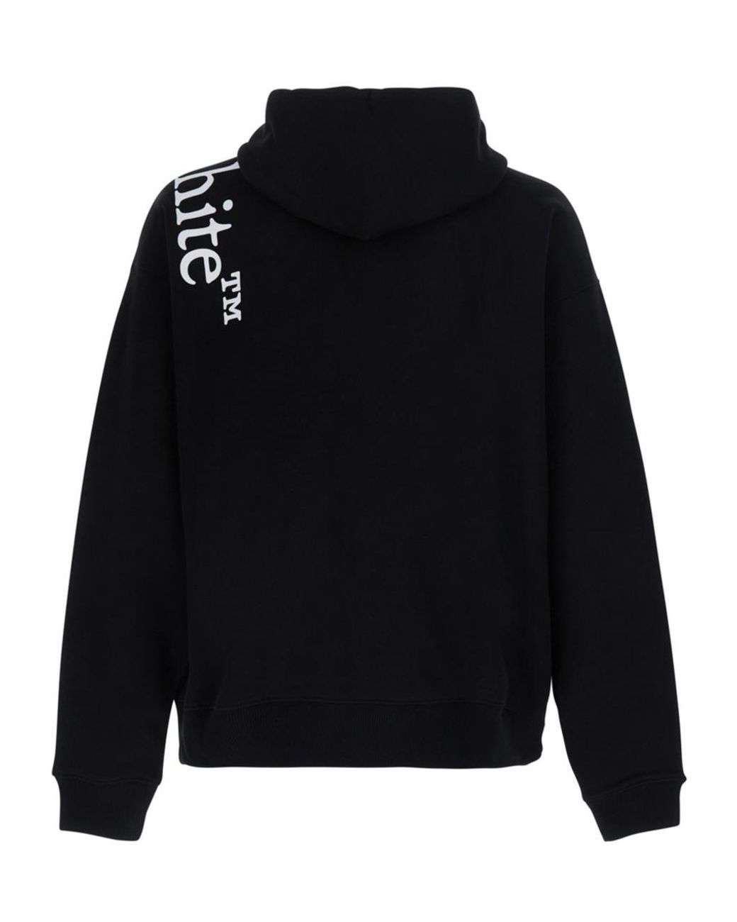 Off-White c/o Virgil Abloh Black Logo Long-Sleeve Sweatshirt for men