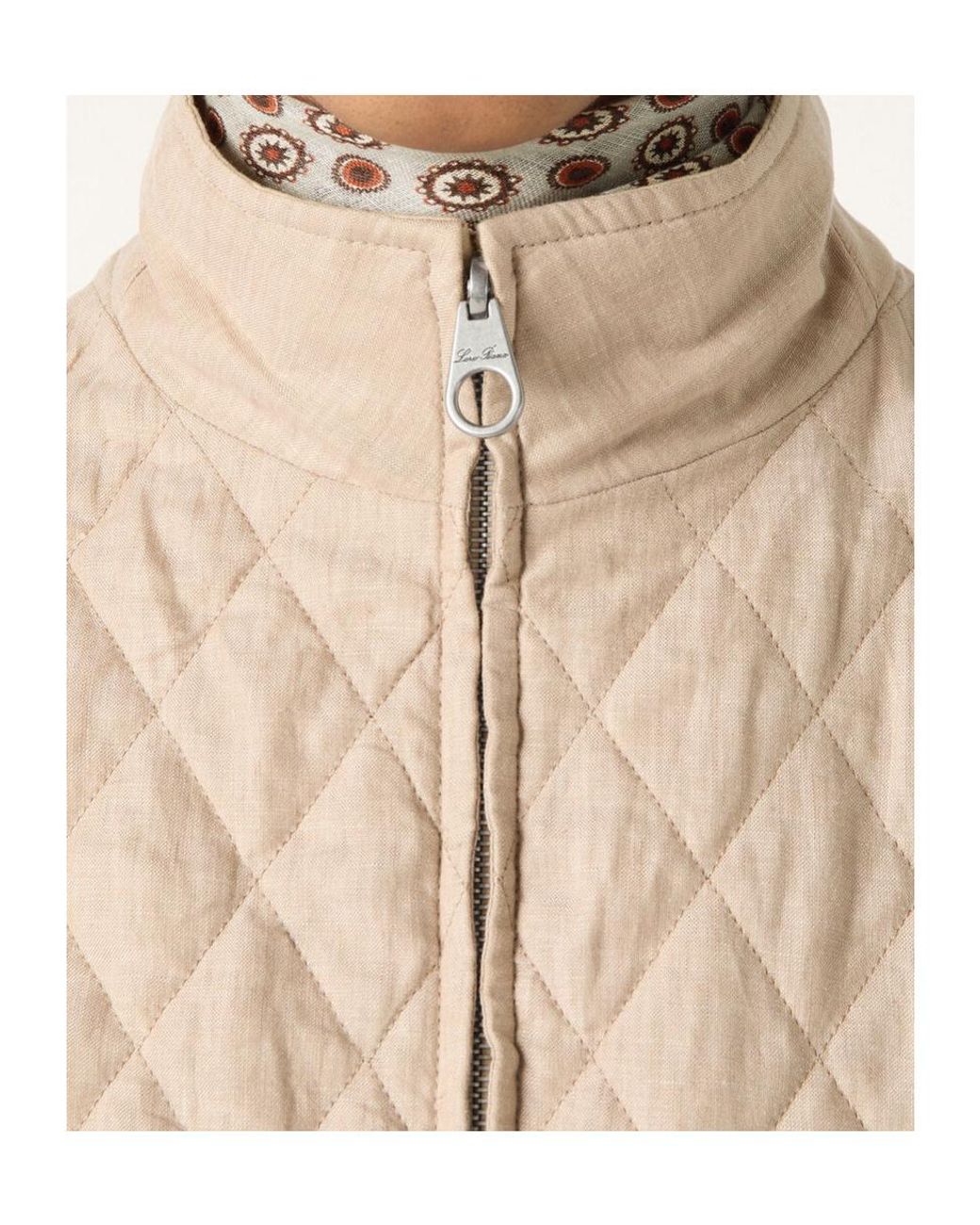 Loro Piana Natural Sleeveless Vest for men