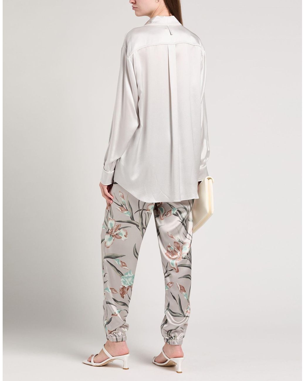 Saint Laurent Gray Tapered Trousers