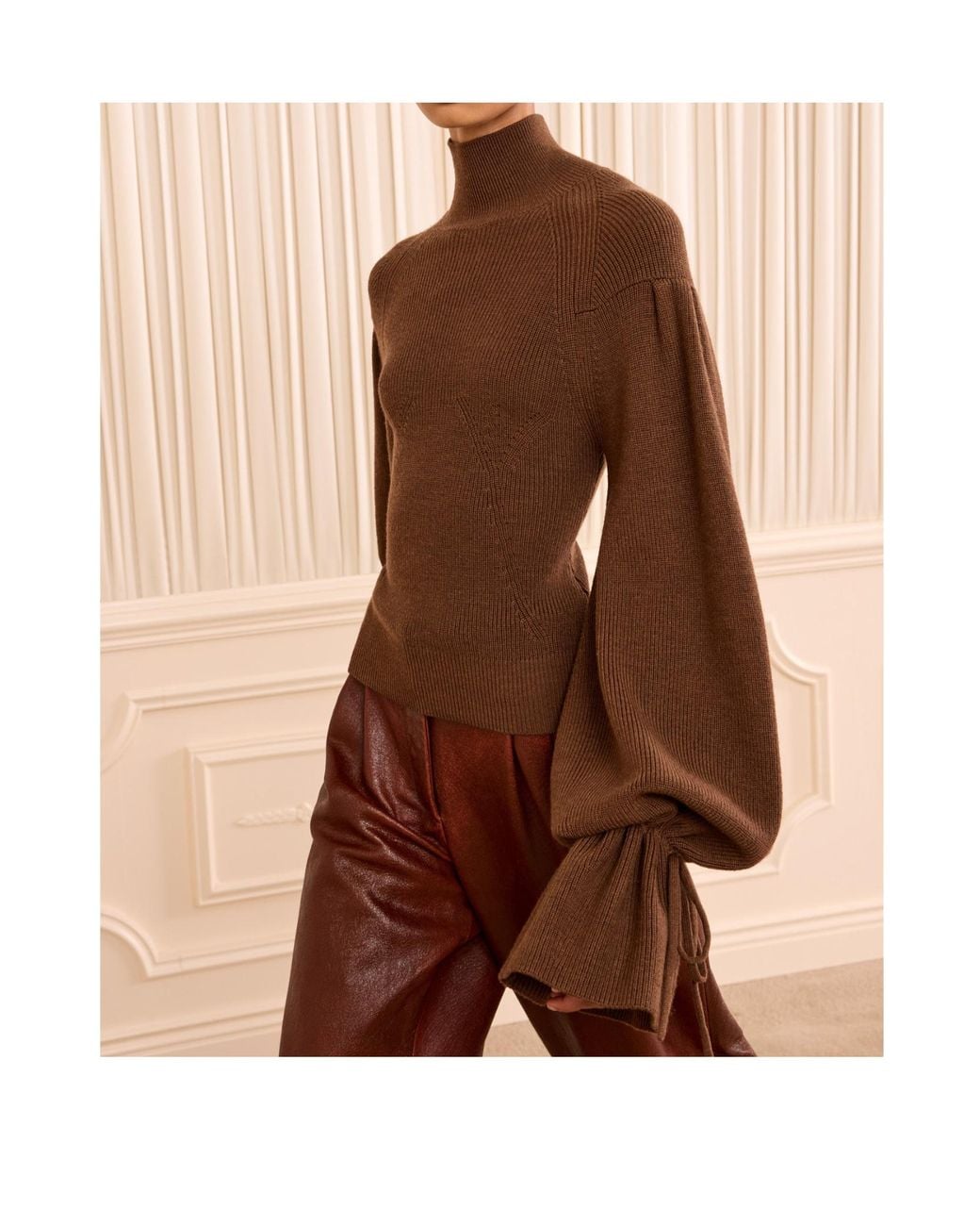 Ulla Johnson Brown Knitted Pullover