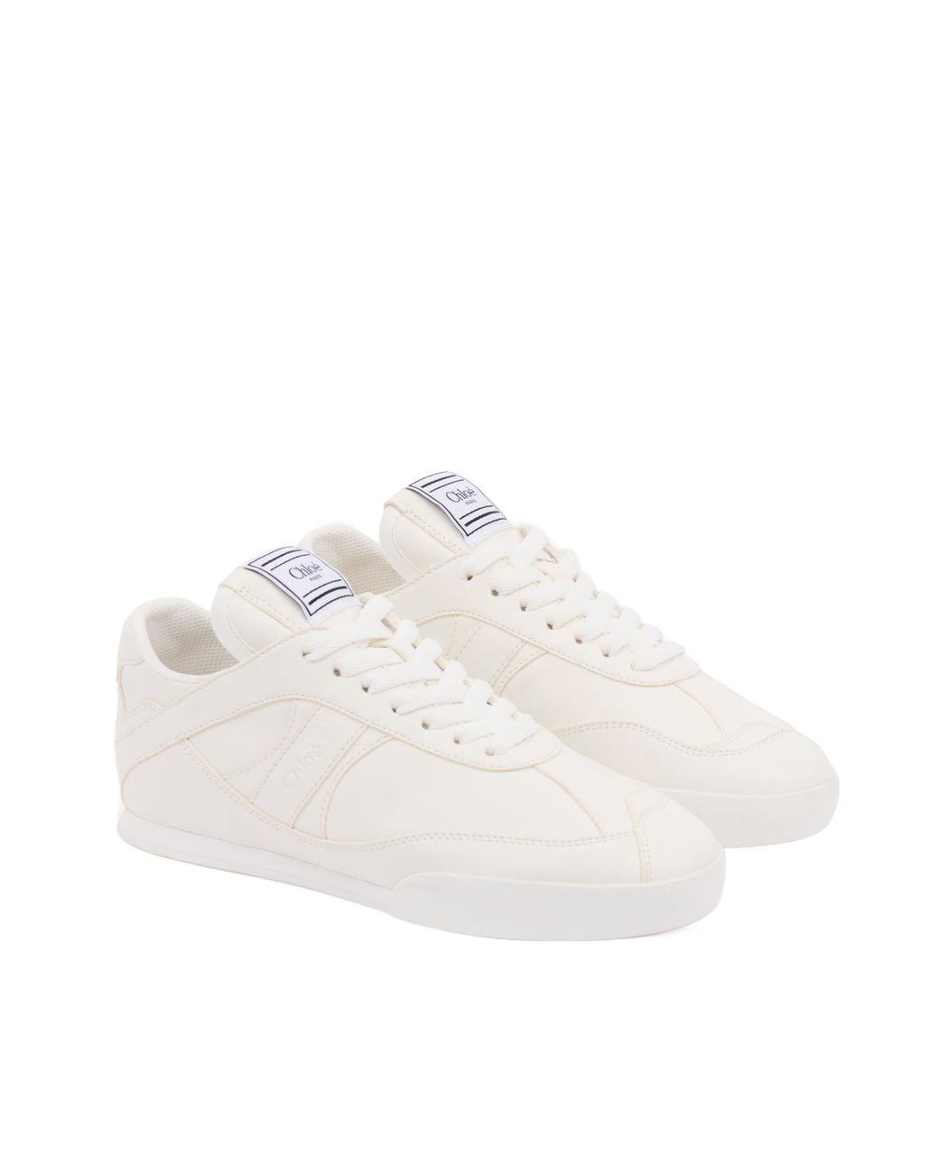 Chloé White Chloé Kick Low-Top Sneakers