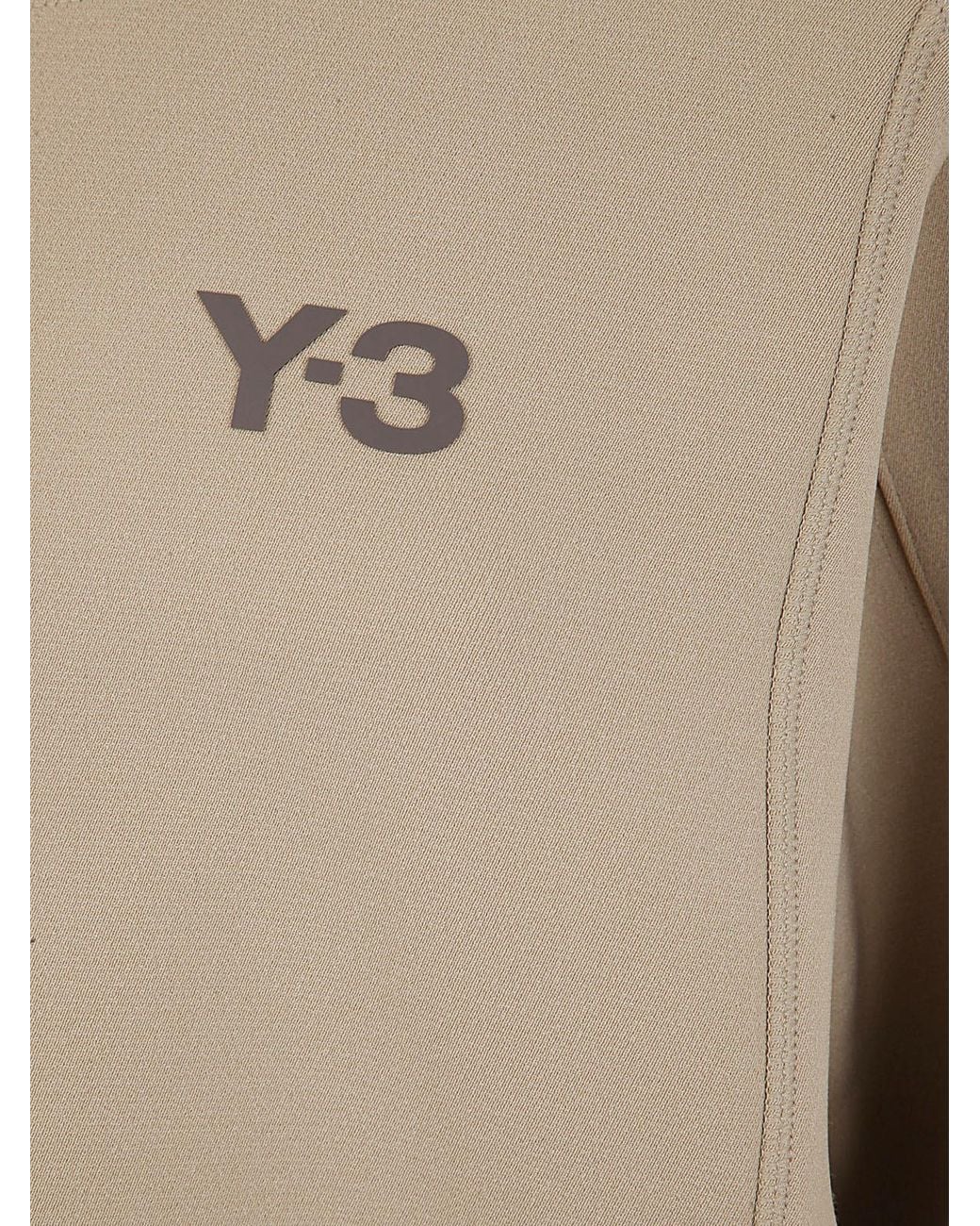 Y-3 Natural Logo Long-Sleeve Sweatshirt for men