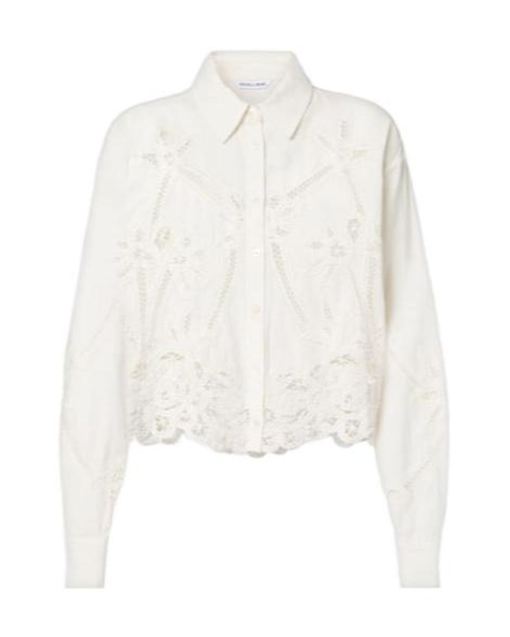 Veronica Beard White Long-Sleeved Shirt