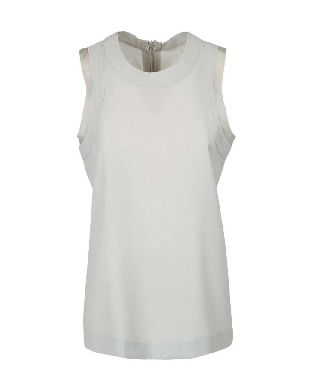 Sacai Gray Logo Vest