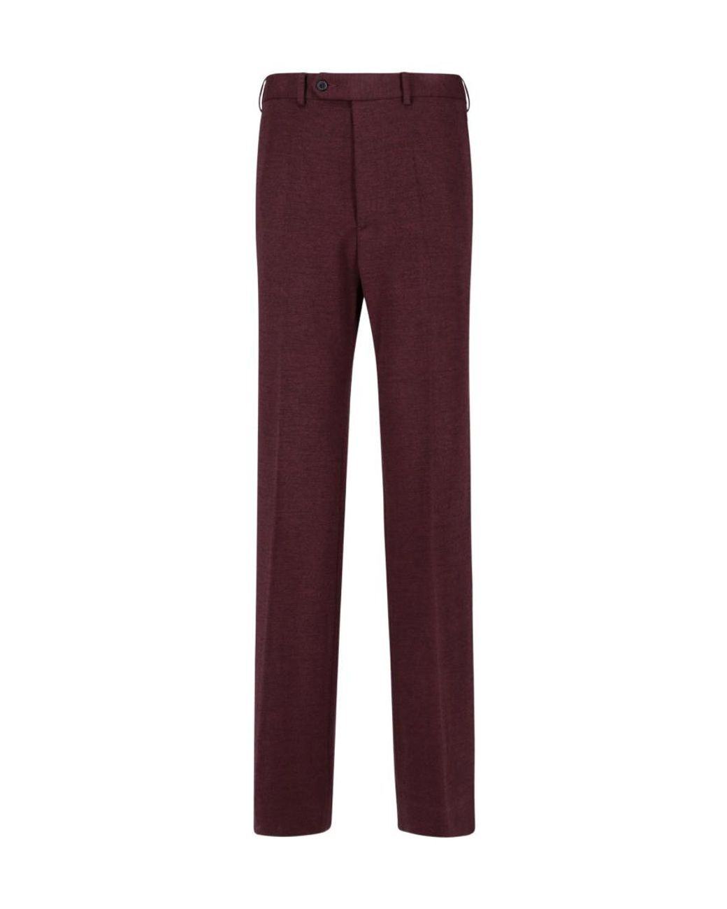 Maison Margiela Purple High-Waisted Wide Leg Trousers